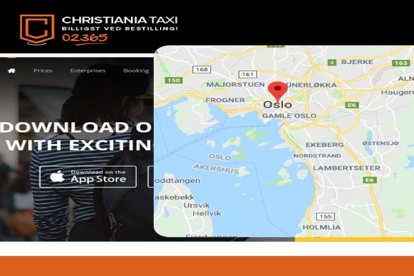 Christiania Taxi - Real-time taxi booking mobile app with GPS tracking and automated dispatch system
